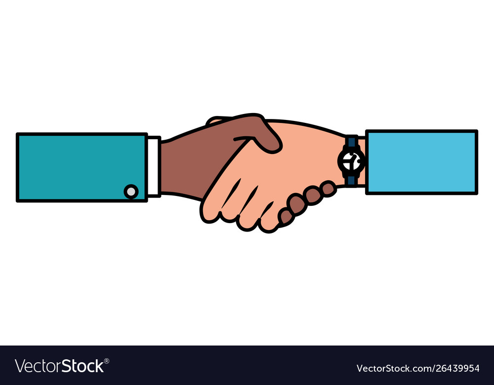 Hände Geschäftspersonen erledigt Deal