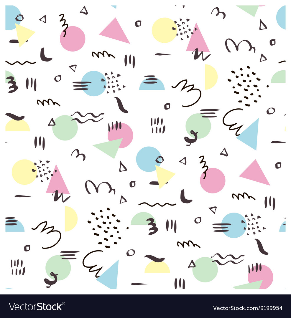 Memphis Style Pattern