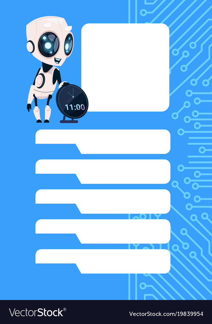 Robot chatter bot modern chatbot service over