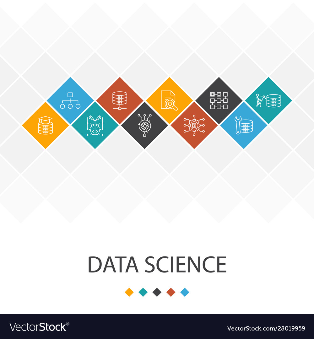 Data Science UI Icons - Modern Template