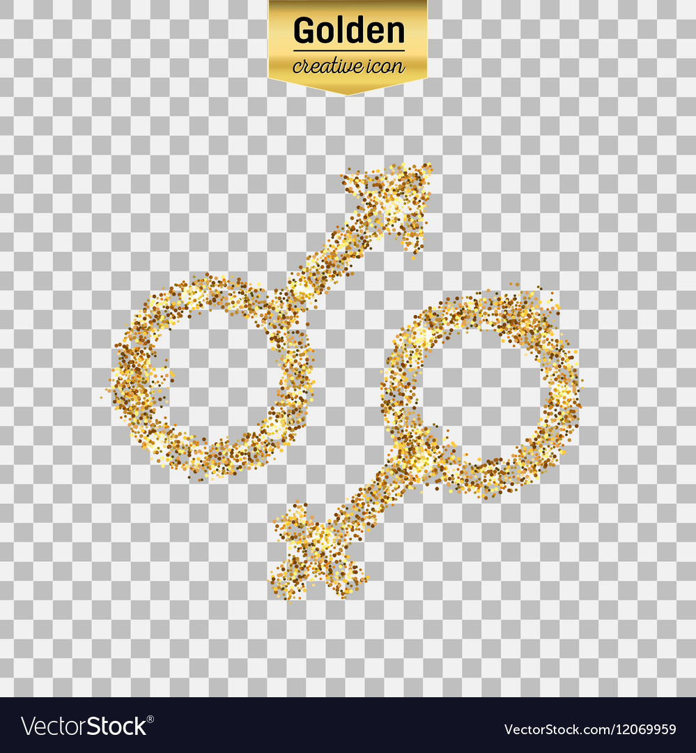 Gold Glitter Icon