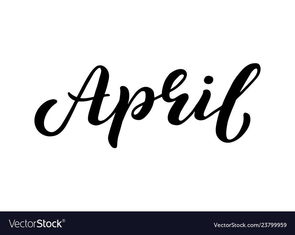 Hand sketched spring text Vector Image Hand sketched spring text
