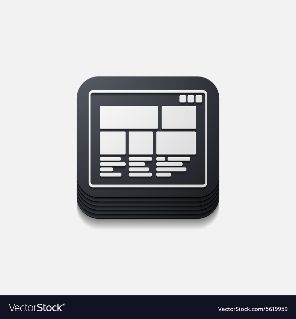 Square button interface
