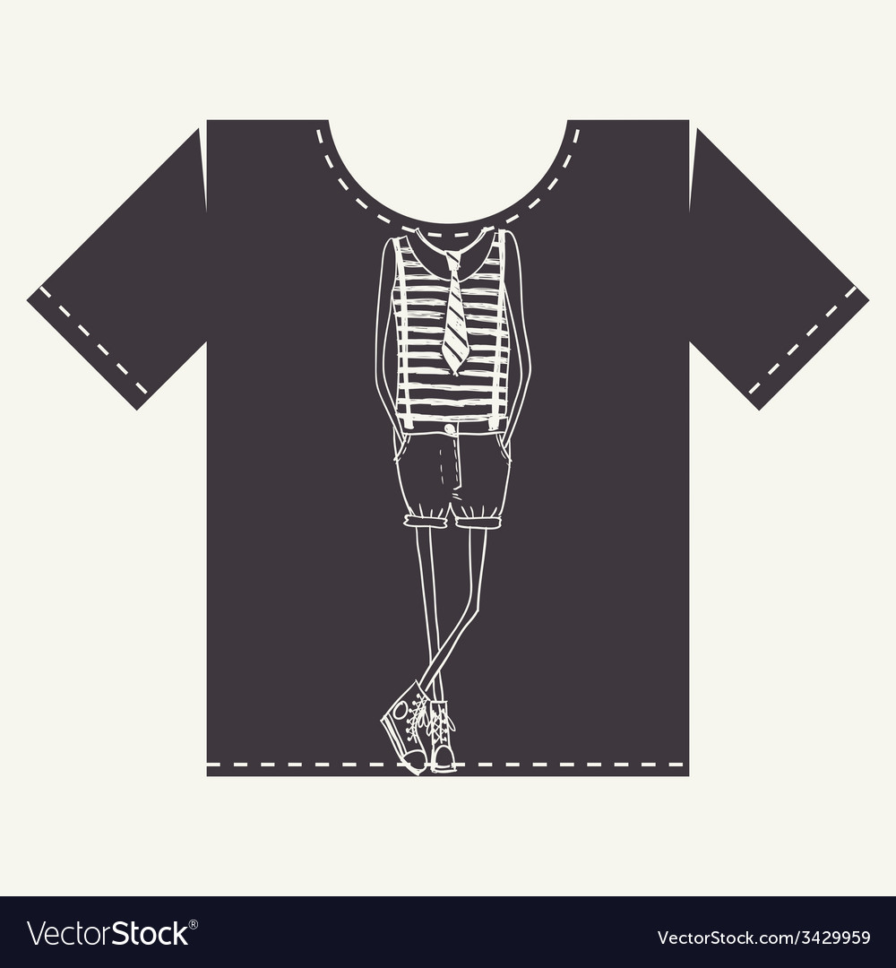 T Shirt Print Design Royalty Free Vector Image T Shirt Print Design Vector Image