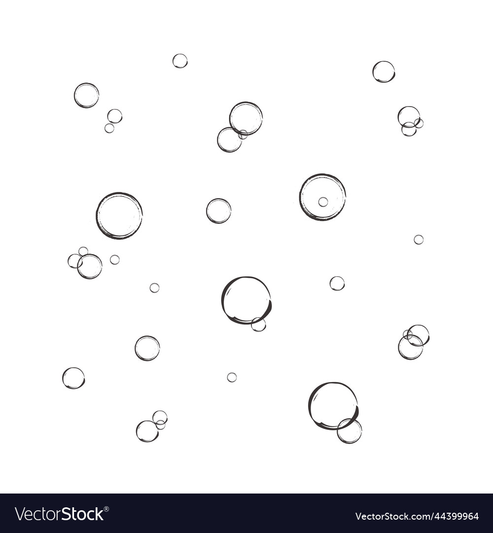 Eine Reihe von bunten und Seifenblasen vector image Eine Reihe von bunten und Seifenblasen