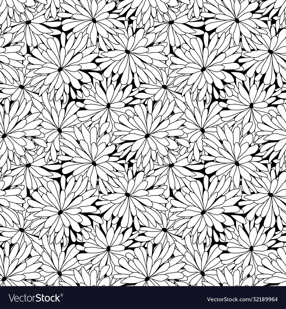 Doodles in thin line art sketch style seamless vector image Doodles in thin line art sketch style seamless
