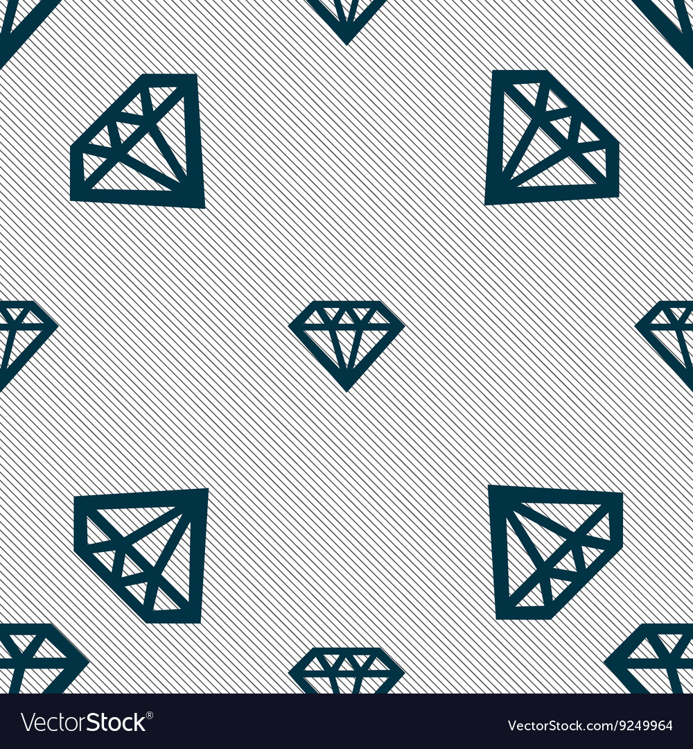 Geometric Diamond Pattern