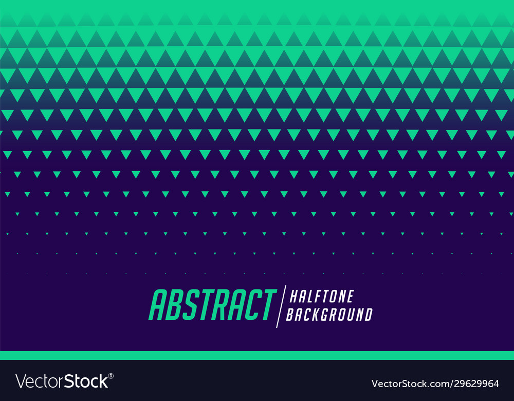 Halftone Triangle Pattern