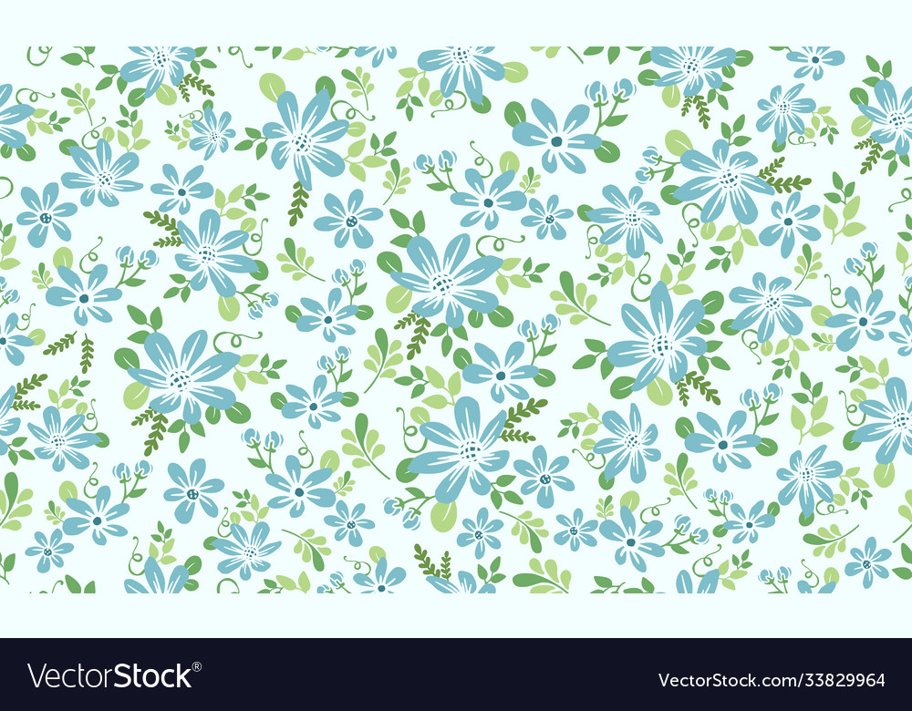 Spring flower pattern background