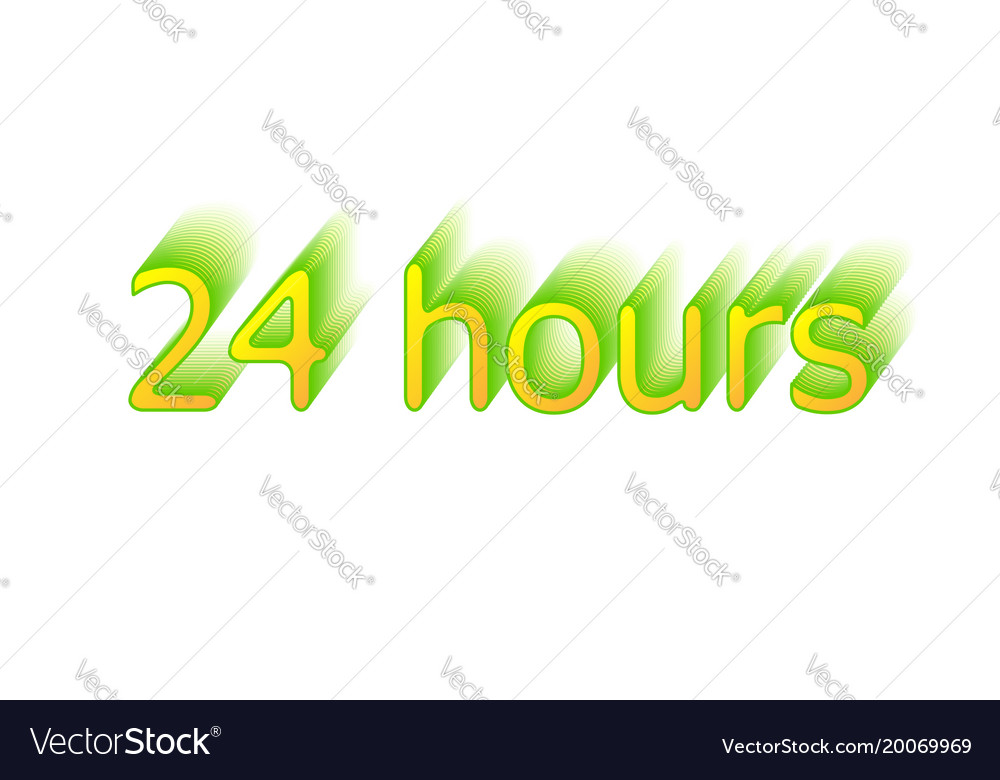 24 hours surround the phrase in text figure