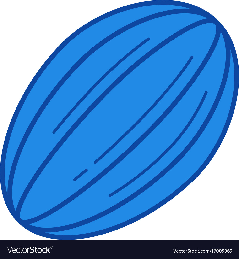 Cocoa bean line icon