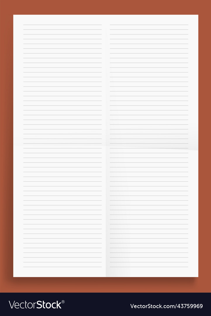 Crumpled standart two lined column blank series