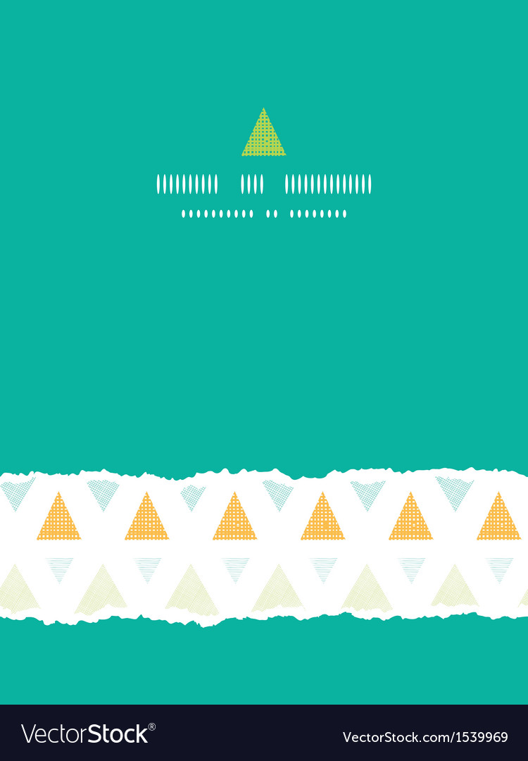 Geometric Torn Triangle Pattern