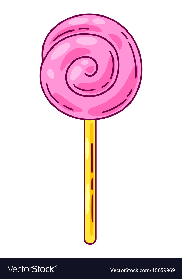 Lollipop candy image vector image Lollipop candy image