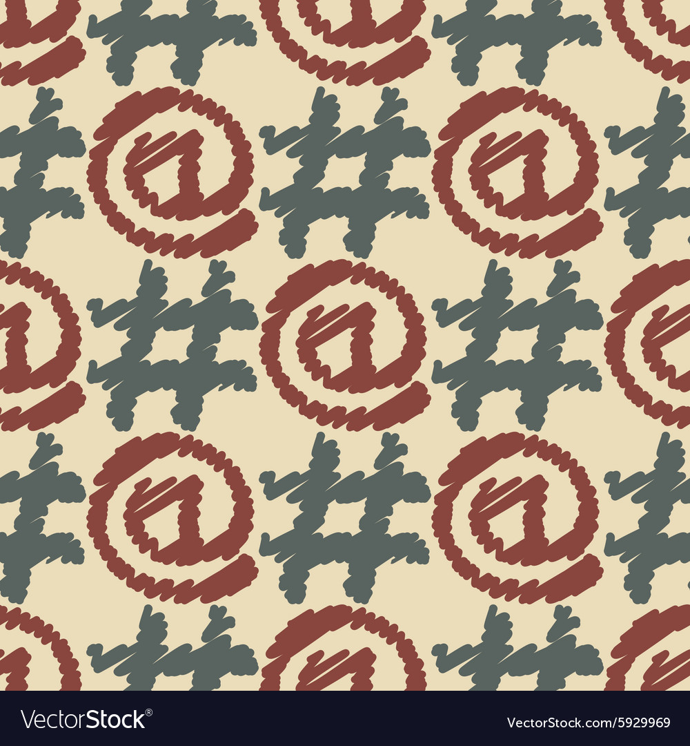 Seamless background with punctuation marks