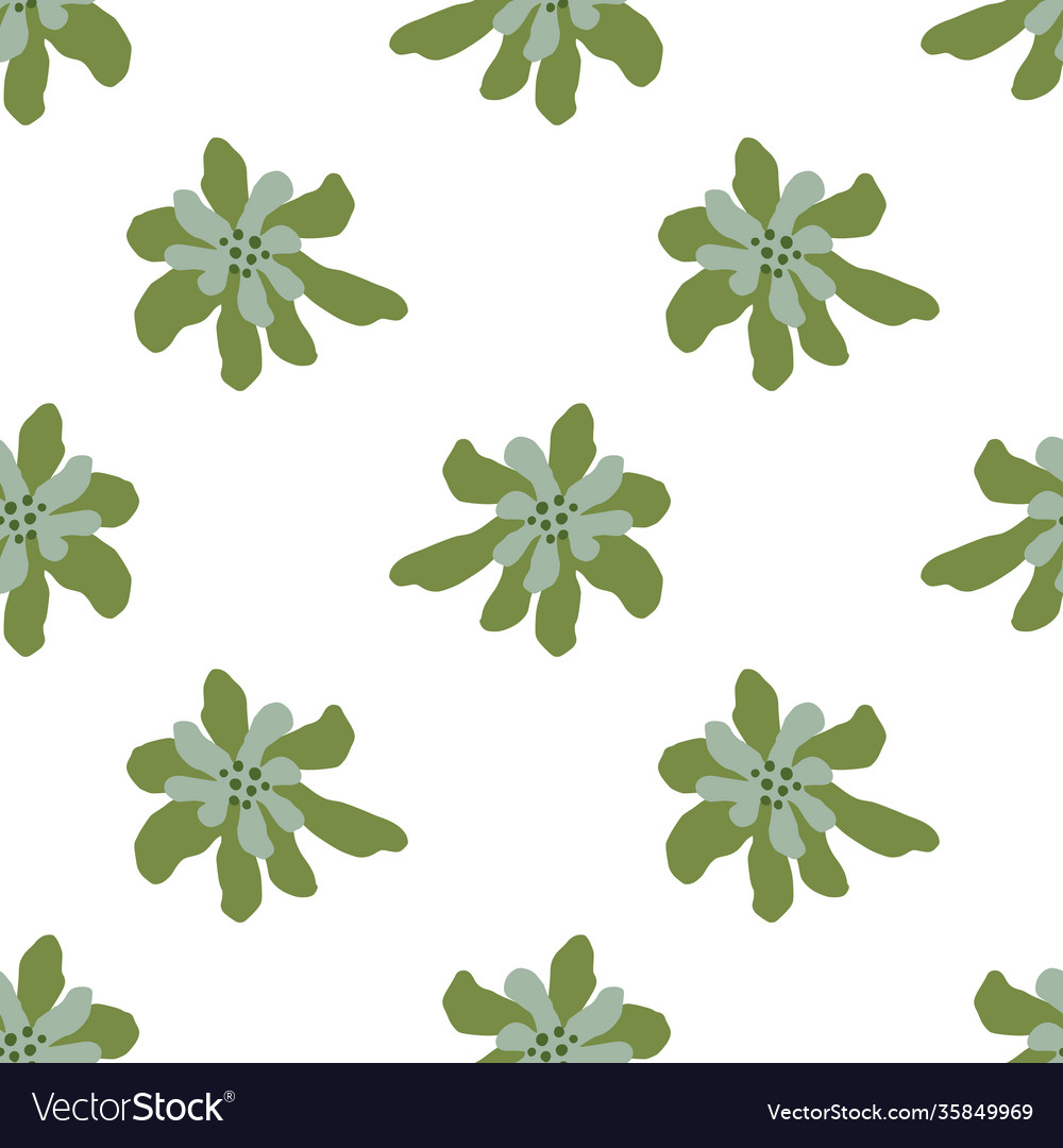 Seamless isolated pattern with abstract green vector image Seamless isolated pattern with abstract green