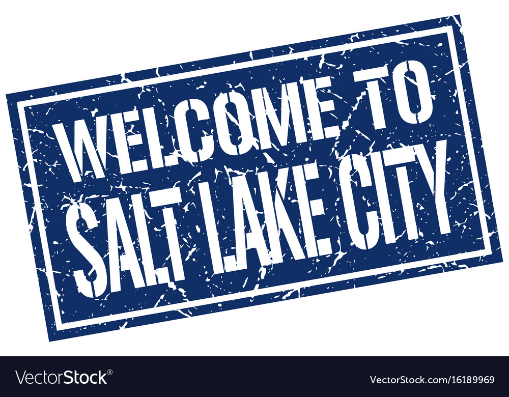 Welcome to salt lake city stamp