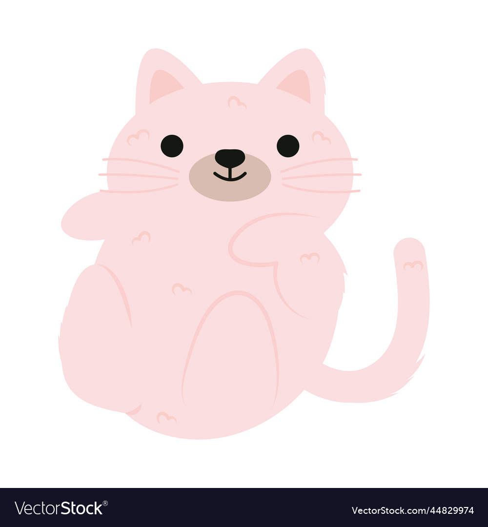 Cute cat icon Royalty Free Vector Image - VectorStock