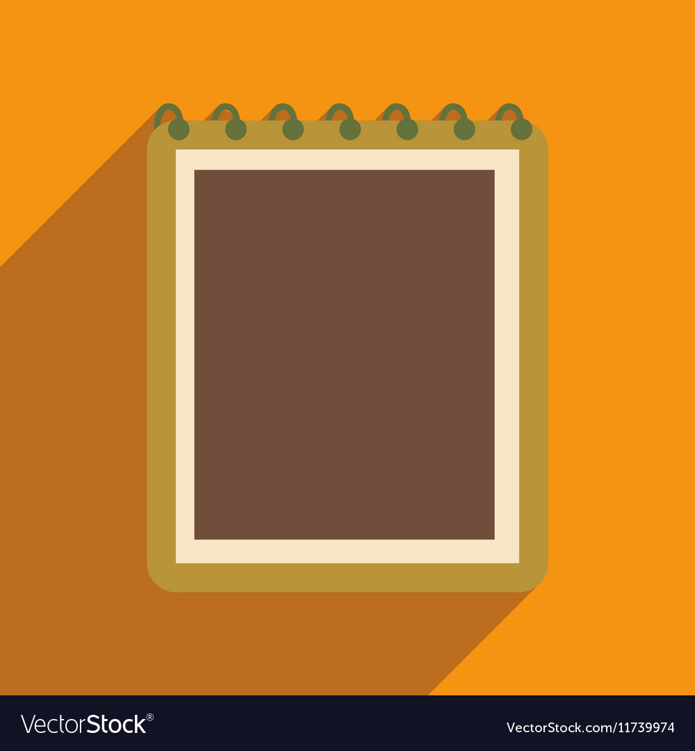 Flat with shadow icon and mobile application