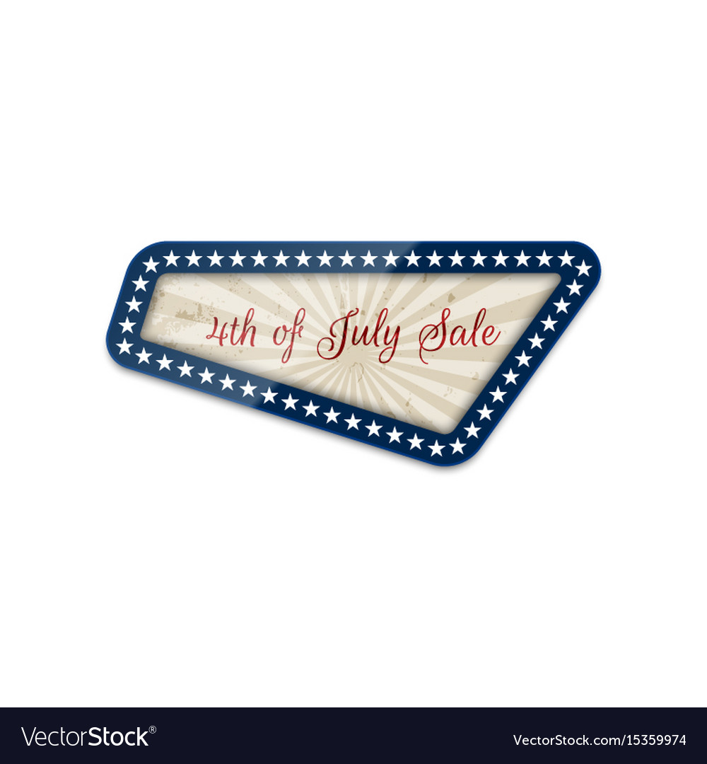 Fourth of july sale national banner