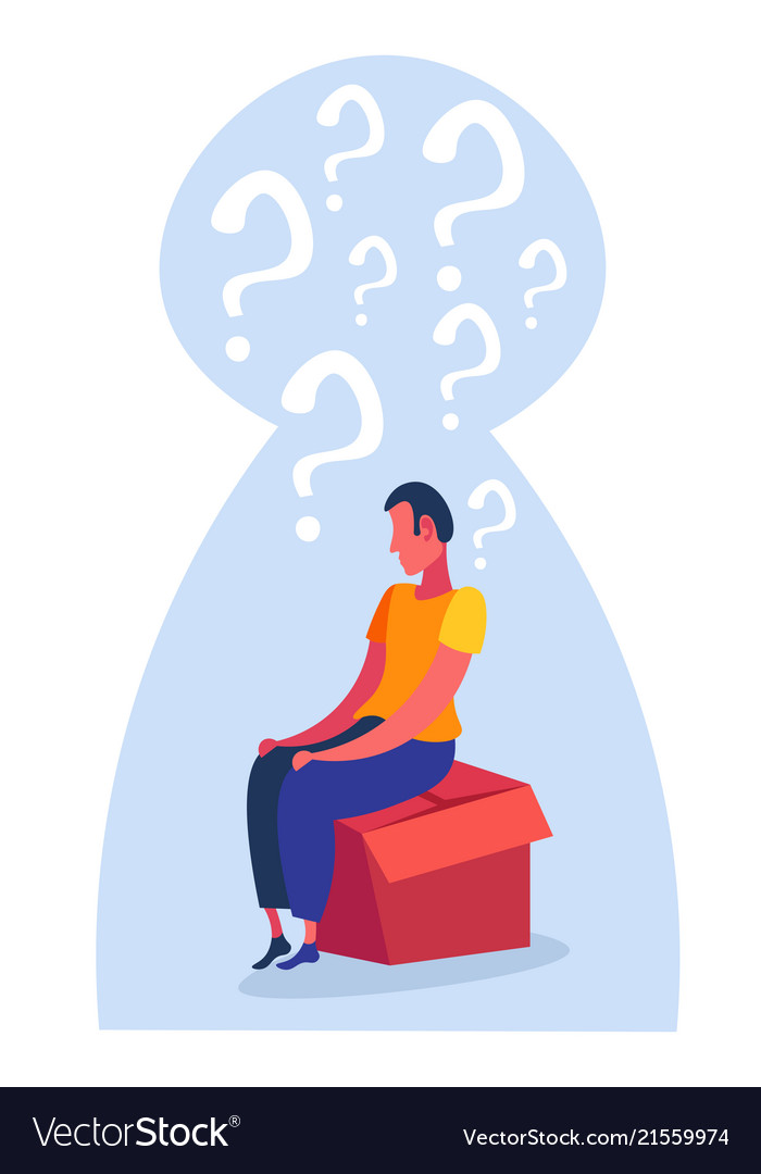 Man Contemplating Problem