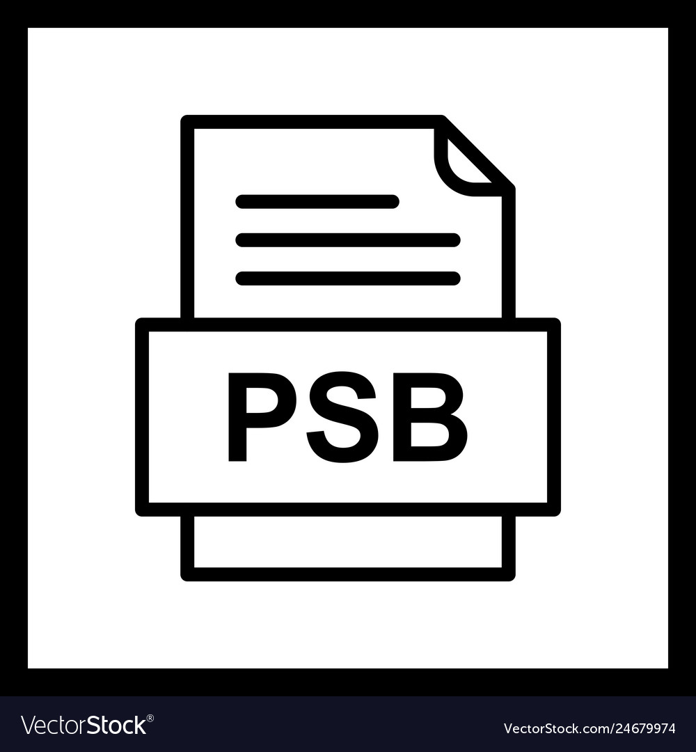 Psb file document icon