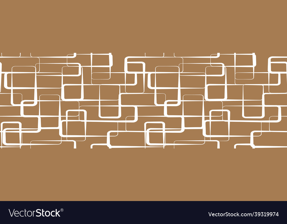 Seamless abstract pattern of intersecting contour