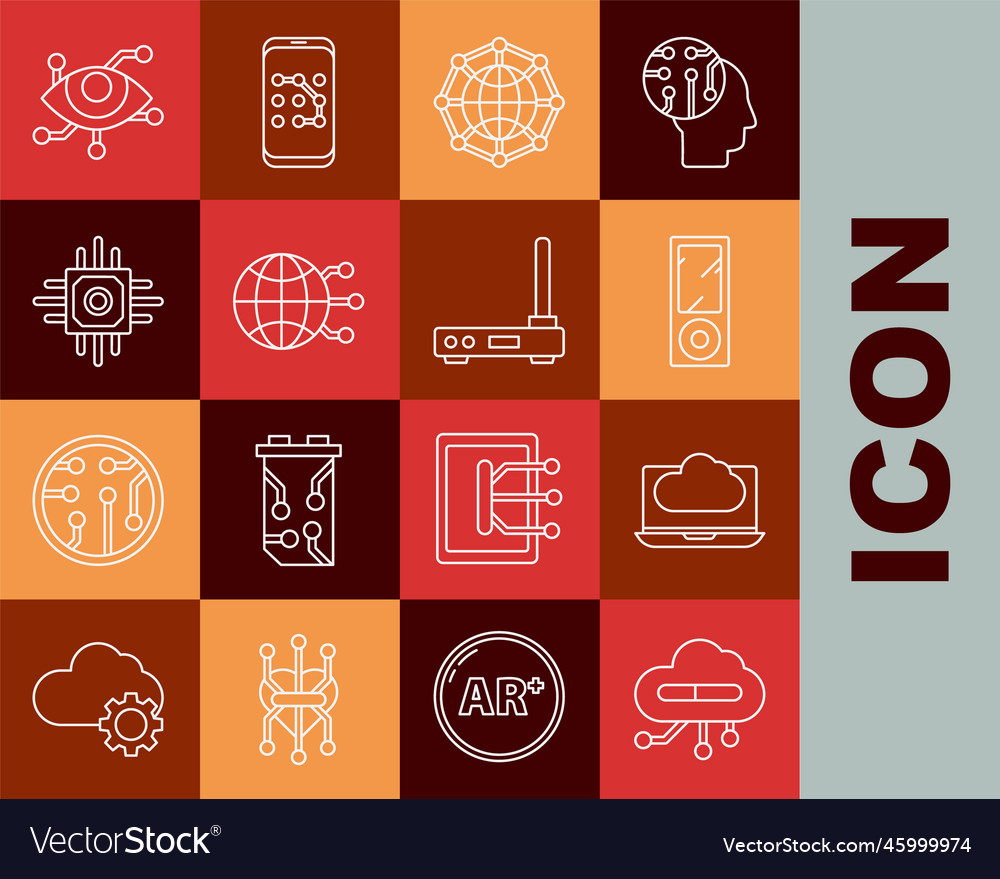 Set line internet of things cloud technology data