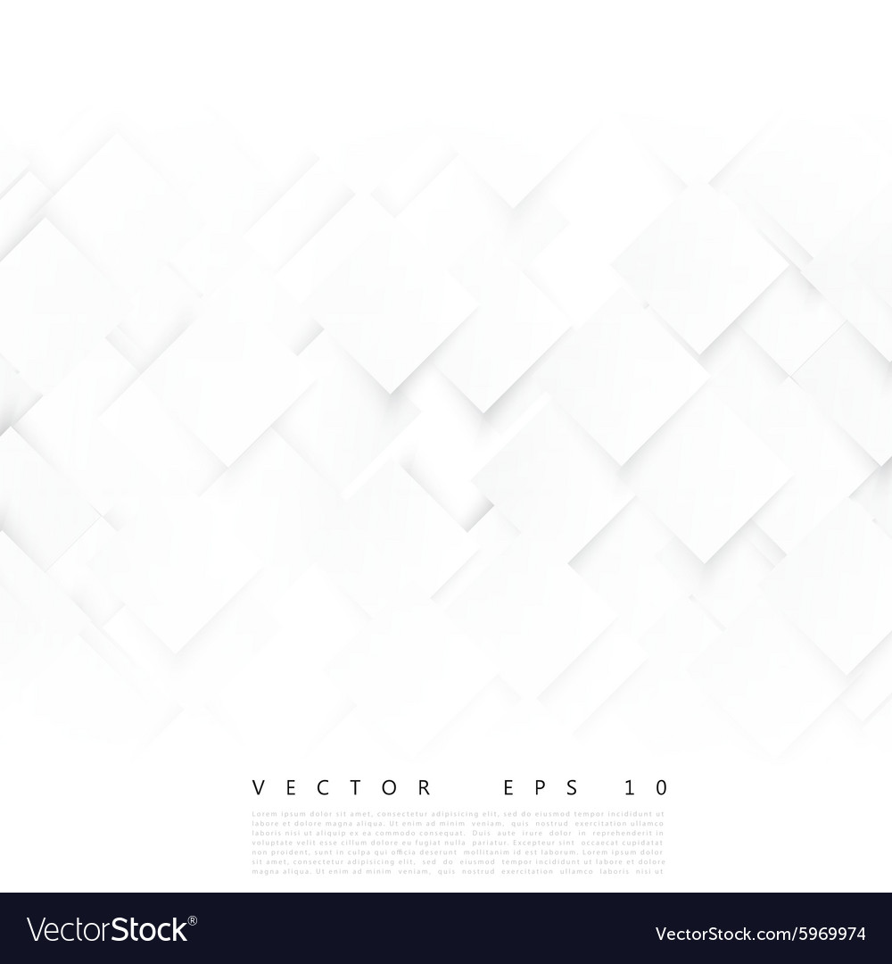 White squares abstract background