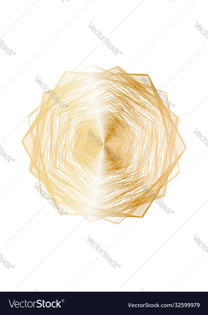 Abstract guilloched object color isolated