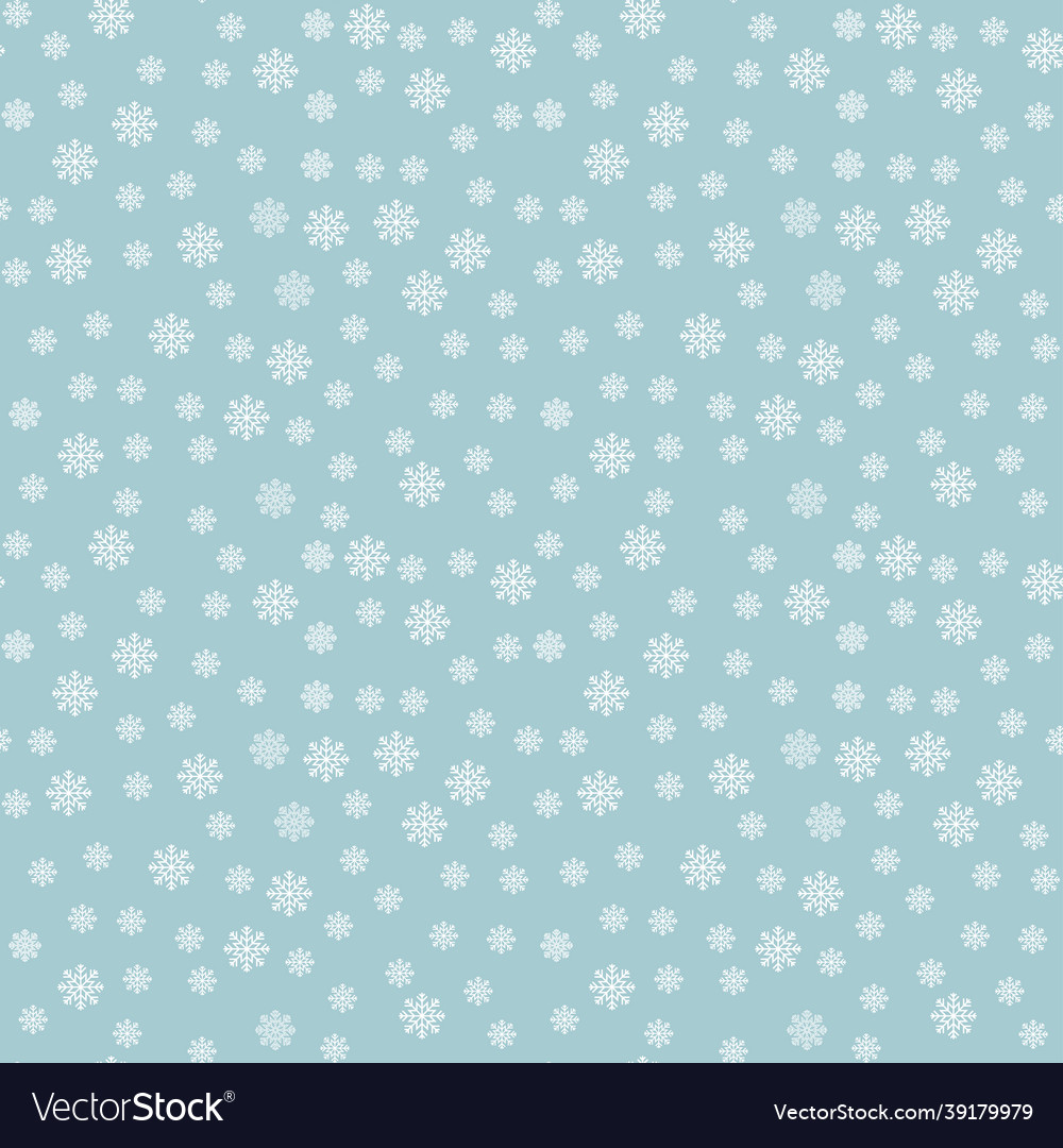 Abstract seamless pattern with snowflakes dotted
