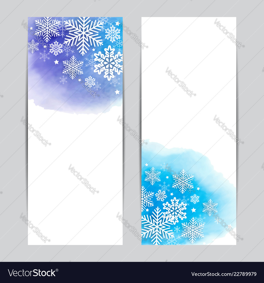 Christmas vertical banners