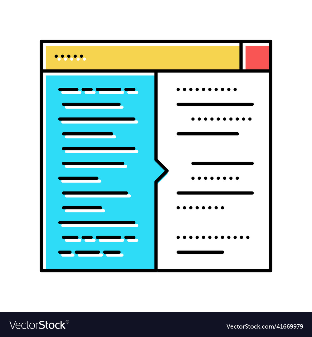 Code testing color icon