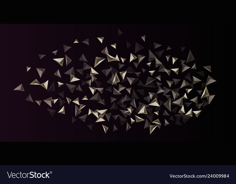 Abstract composition of triangle vector image Abstract composition of triangle