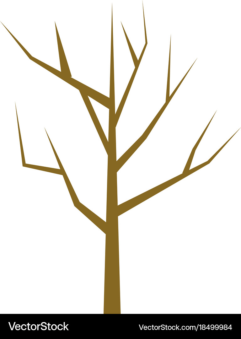 Dry tree icon Royalty Free Vector Image - VectorStock