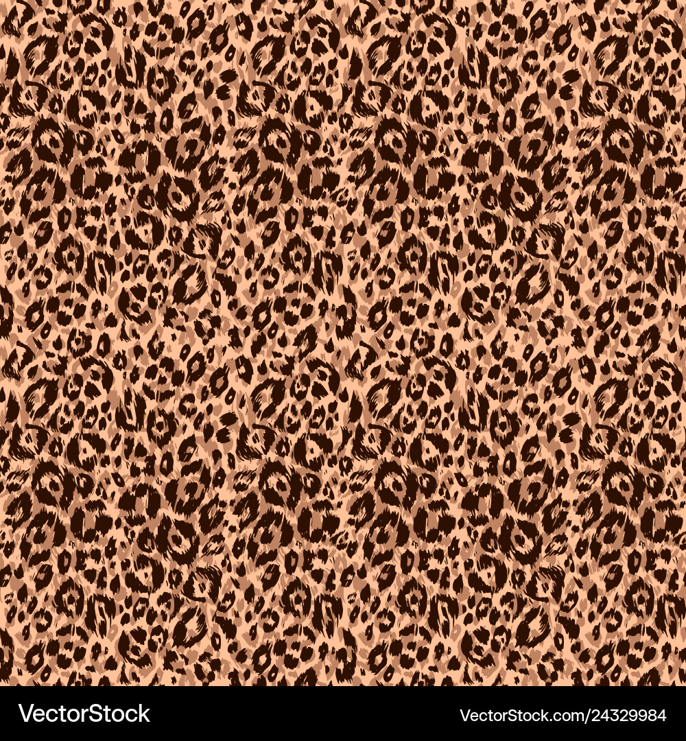 Leopard nature seamless print Royalty Free Vector Image