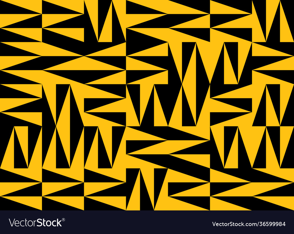 Mosaic abstract pattern design vector image Mosaic abstract pattern design