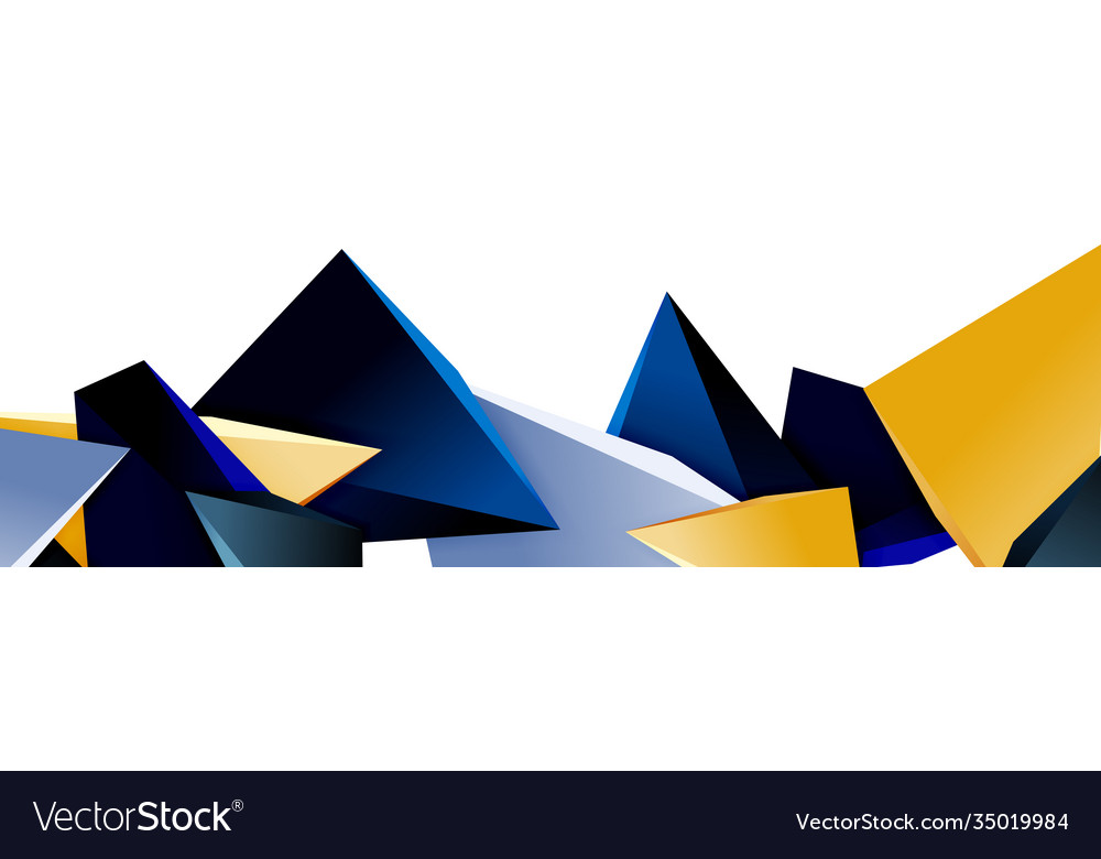 Dreieck Mosaik abstrakt Hintergrund 3d dreieckig