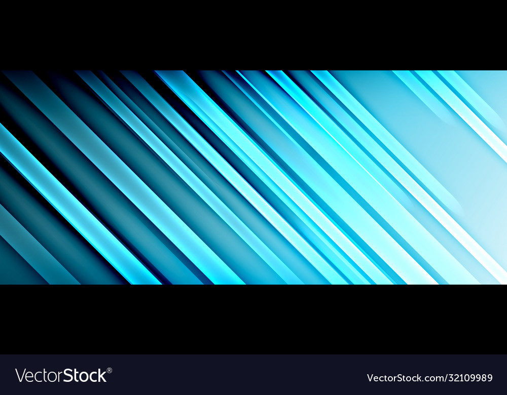 Bright gradient neon lines abstract background