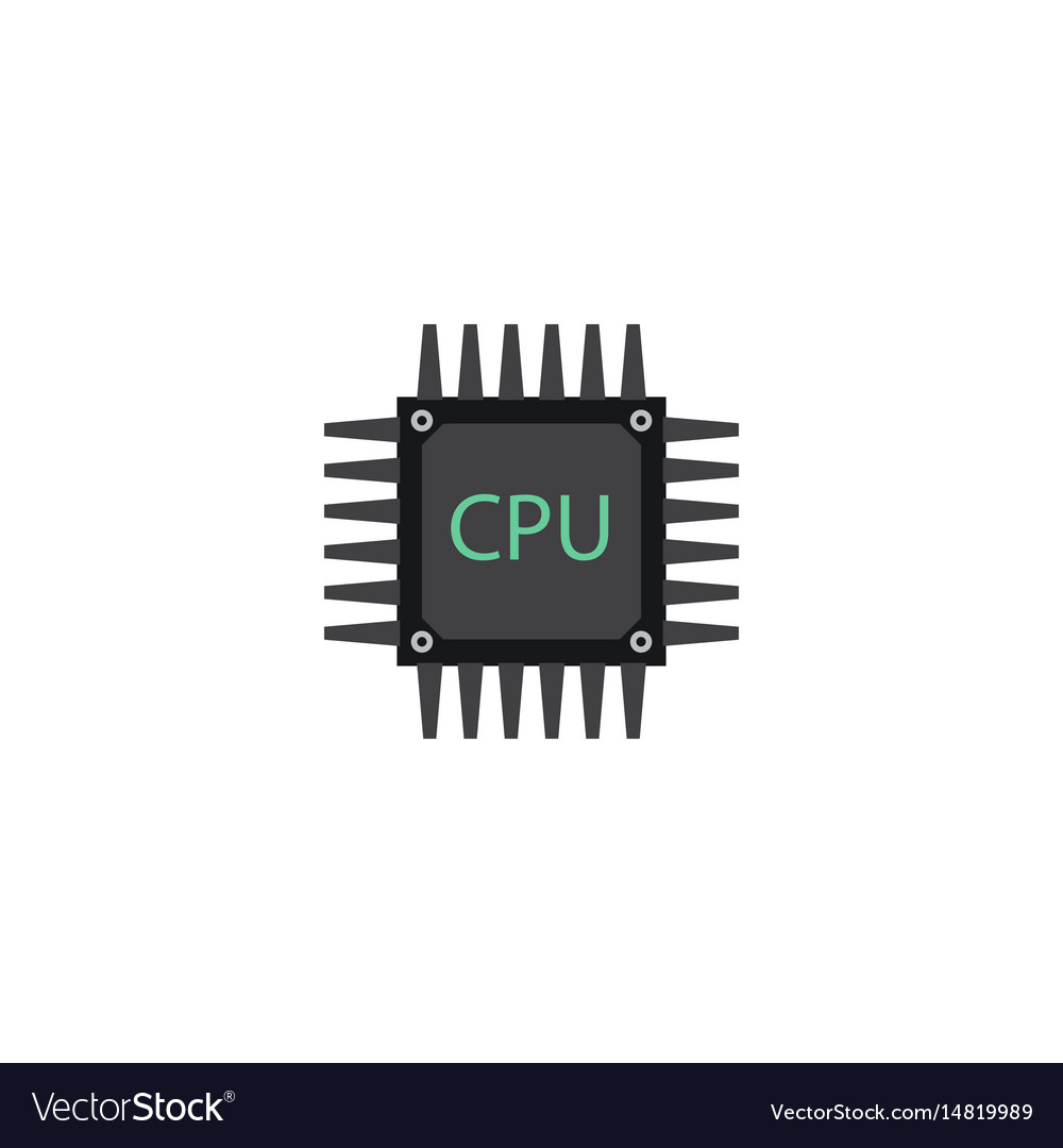 Flat cpu element of