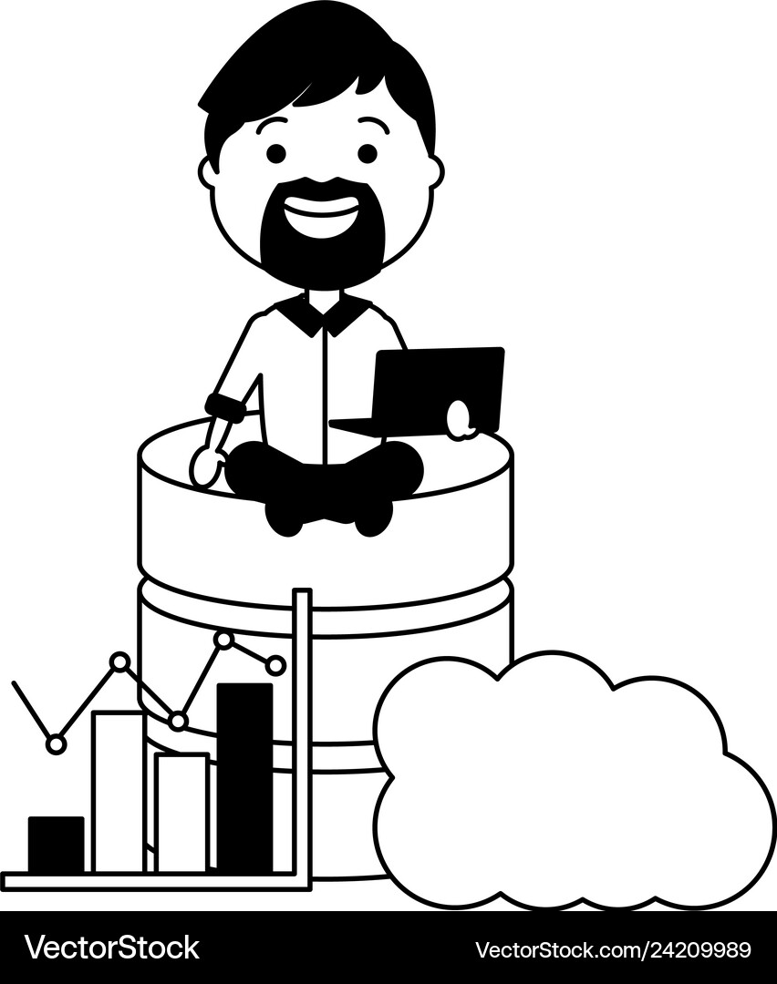 People big data Royalty Free Vector Image - VectorStock