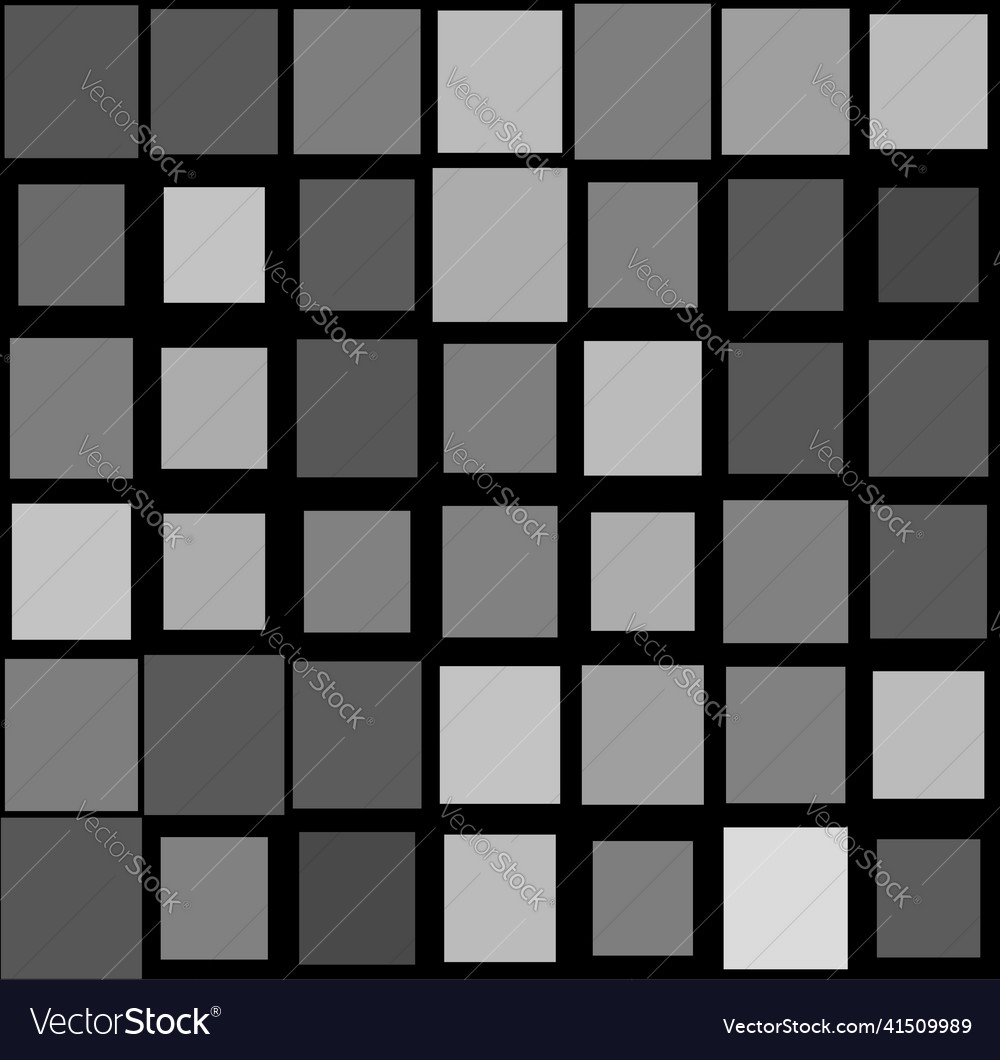 Random mosaic square tiles seamless repeatable vector image Random mosaic square tiles seamless repeatable