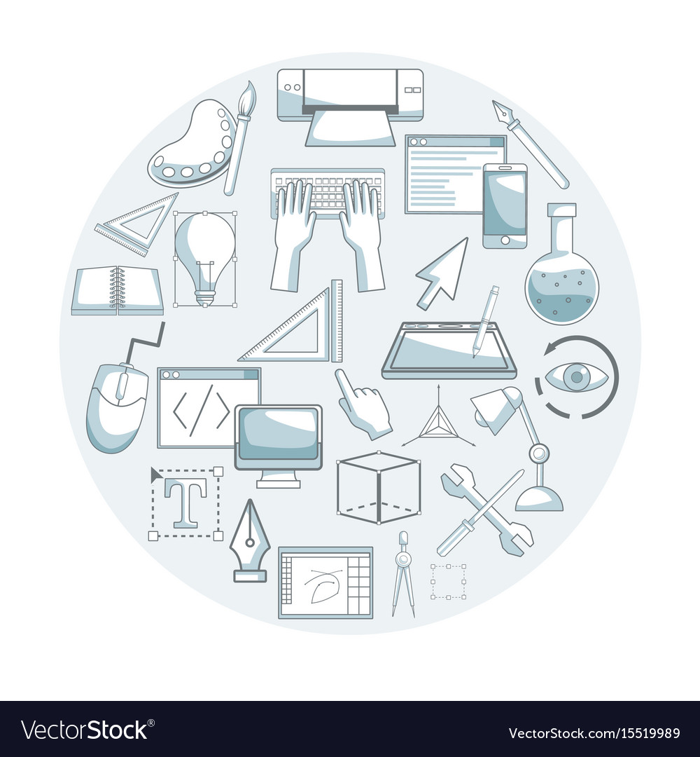 White background with silhouette color sections