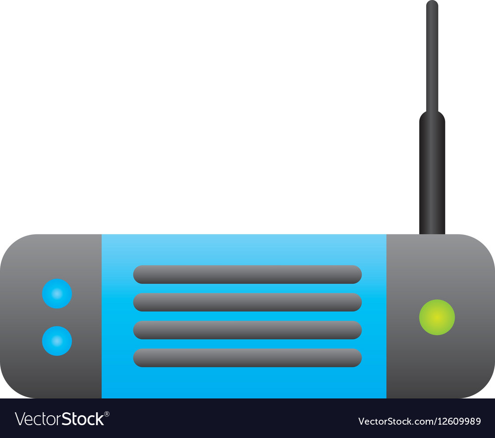 Wireless router isolated icon