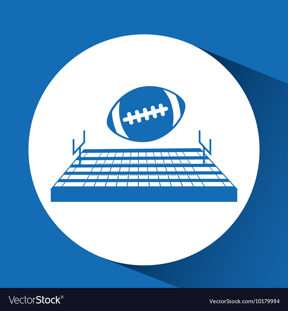 American football icon Royalty Free Vector Image