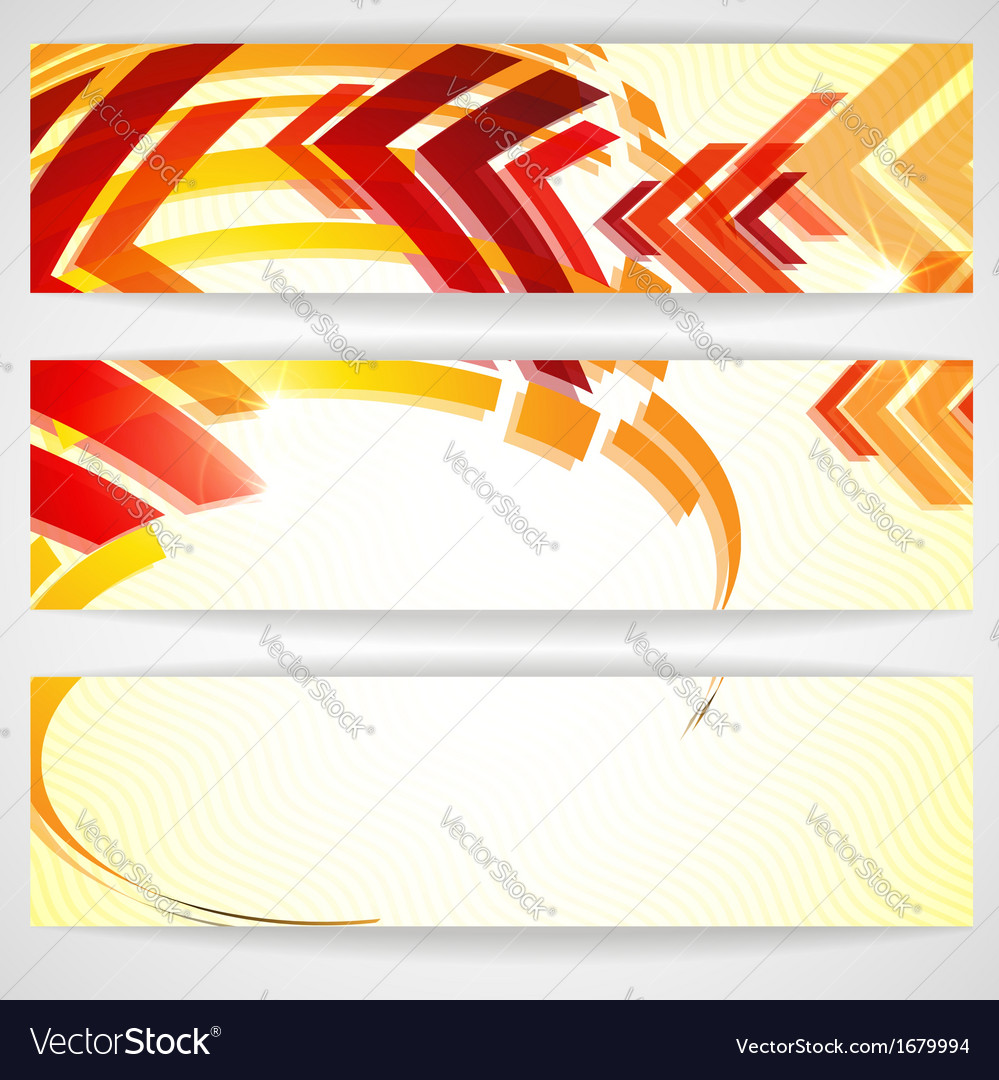 Arrow red background with place for your text