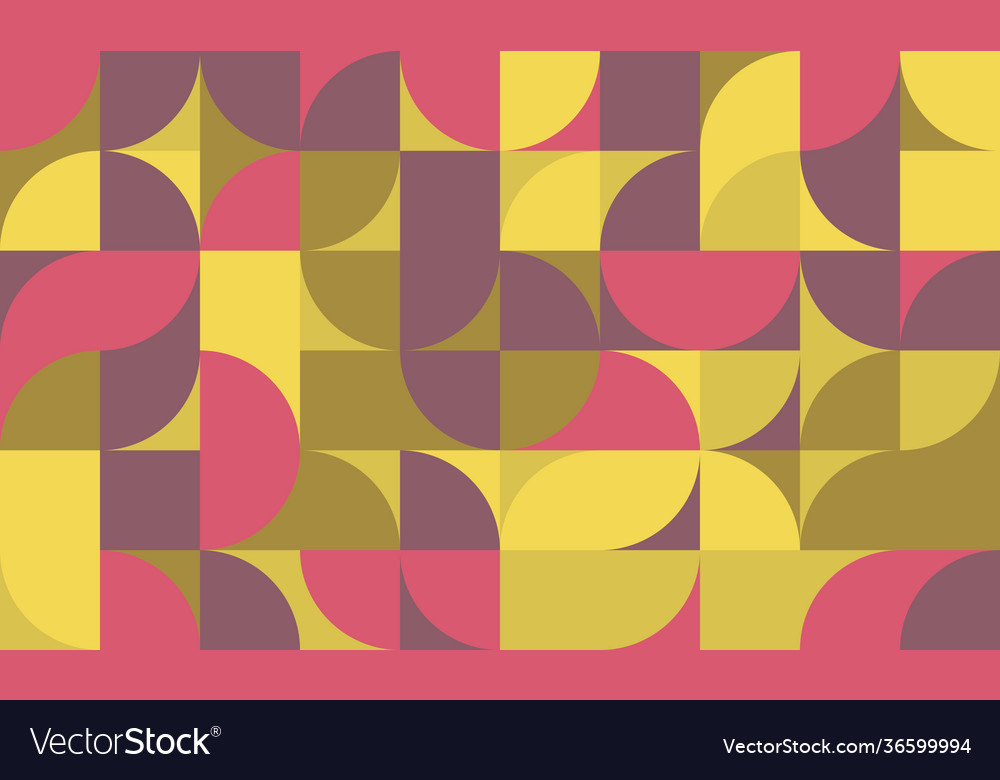 Circular abstract pattern design vector image Circular abstract pattern design