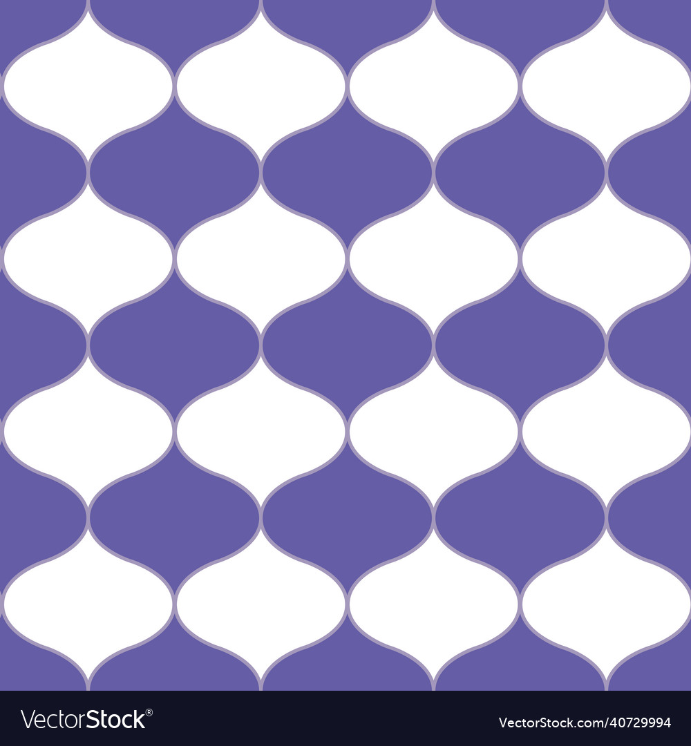 Ogee abstract seamless pattern background