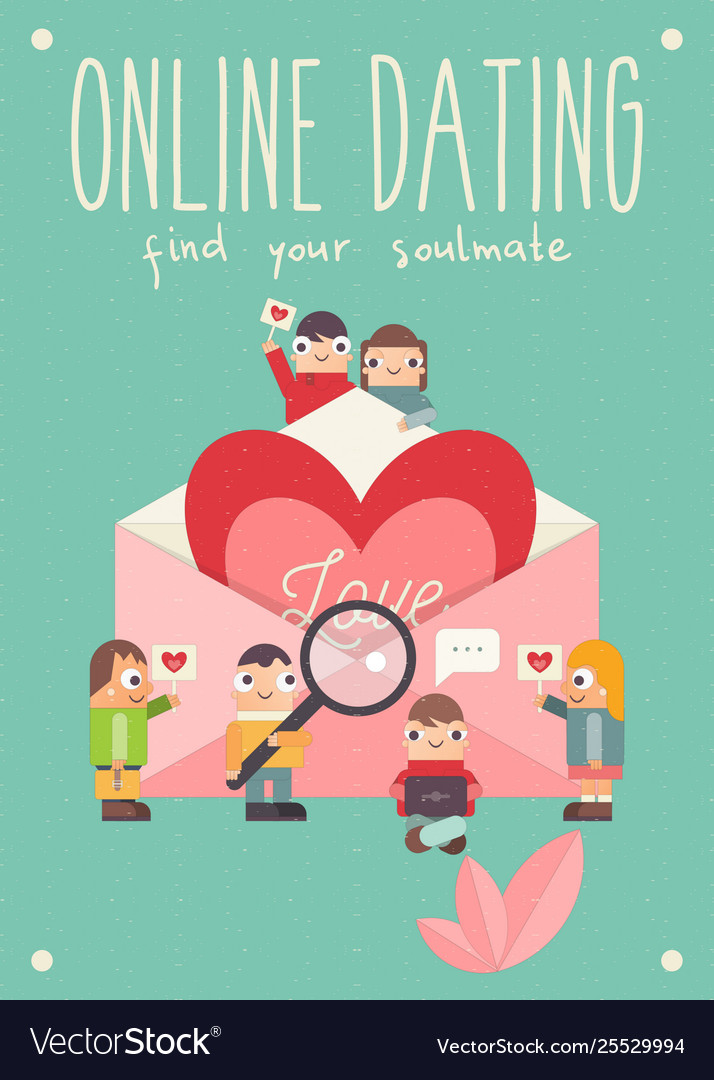 Online Dating Royalty Free Vector Image Vectorstock