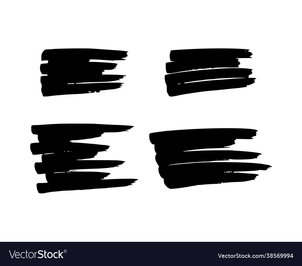 Scribble with a black marker Royalty Free Vector Image